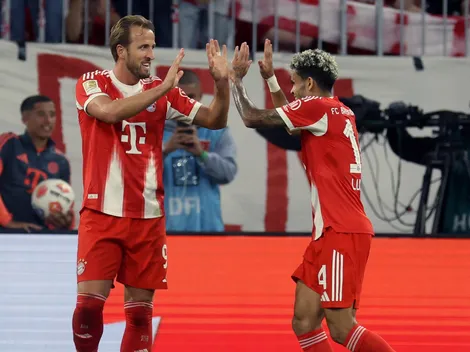 Luis Díaz festeja las grandes noticias que dio Harry Kane