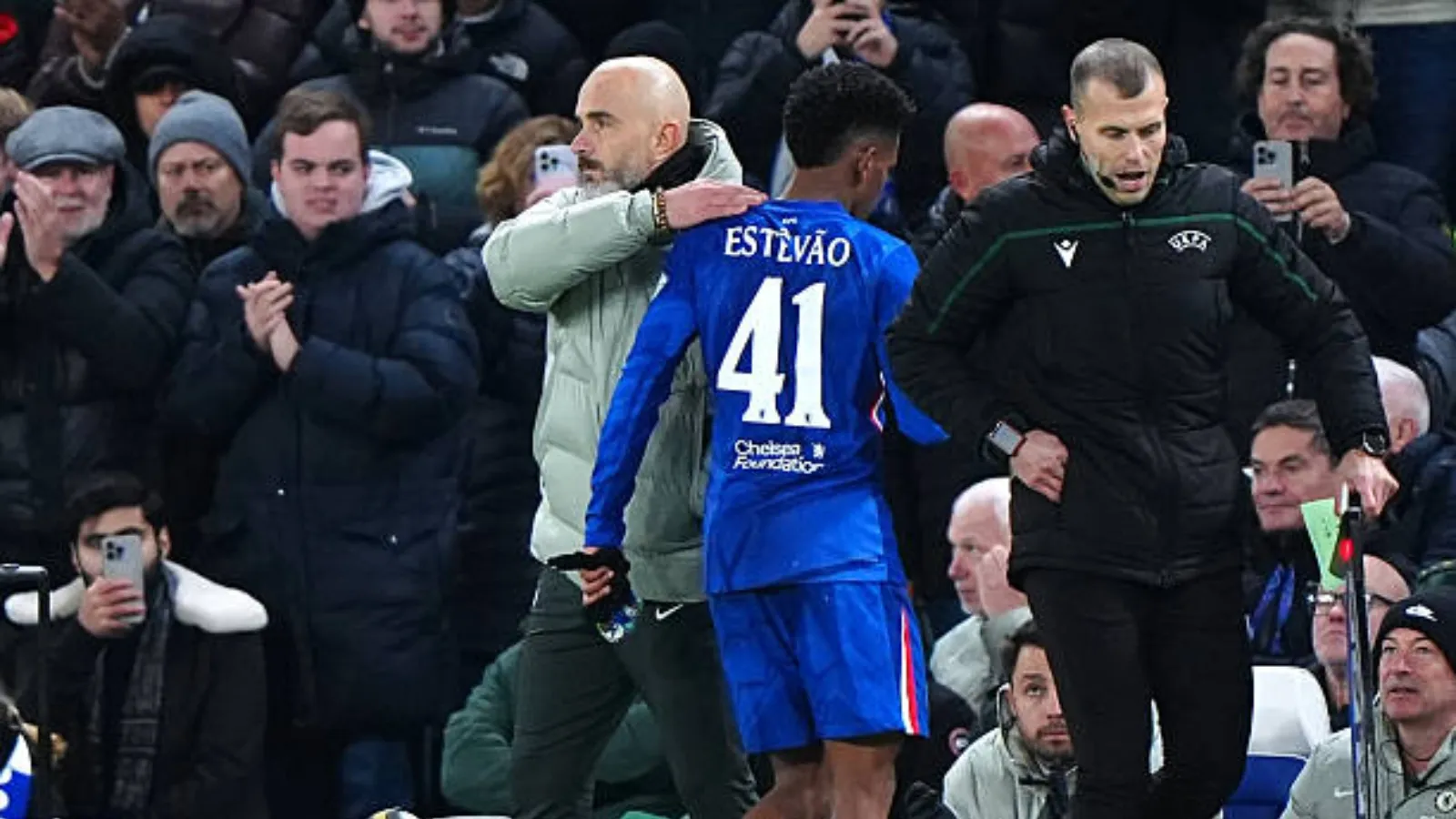 Maresca, a los pies de Estevao: GETTY