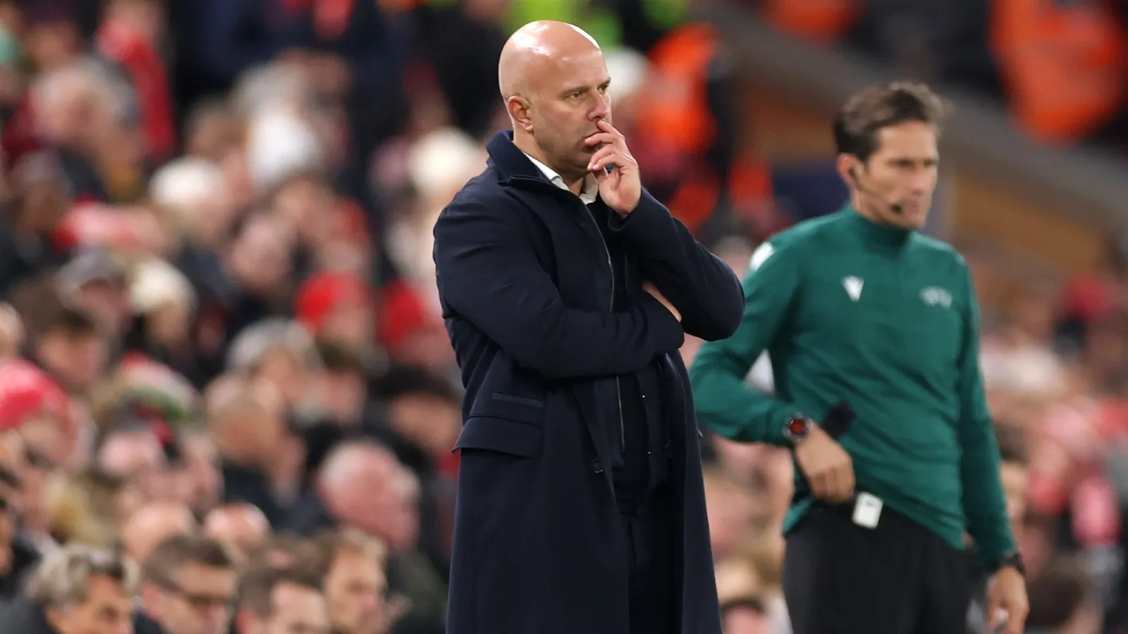 Arne Slot, más que señalado en los primeros meses de Liverpool sin Luis Díaz: GETTY