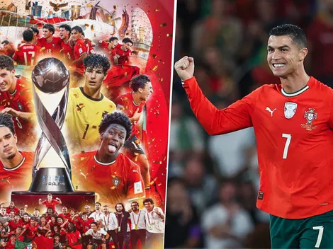 La reacción de Cristiano Ronaldo a Portugal Sub 17 campeón del mundo