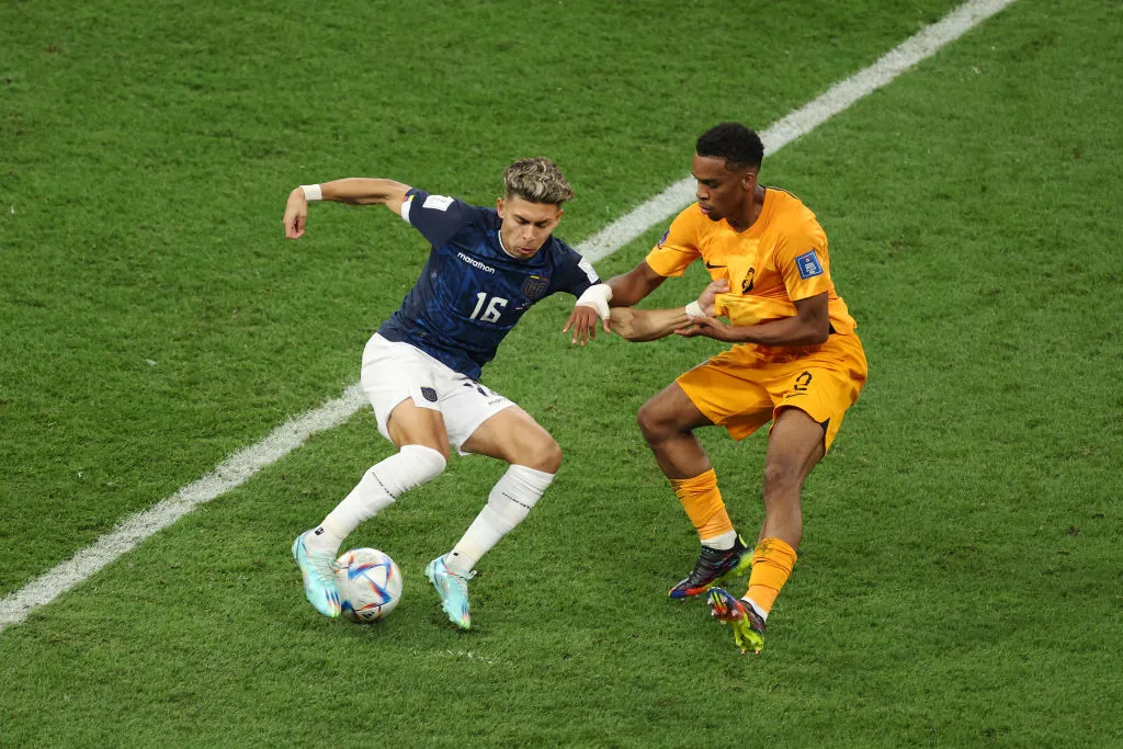 Jeremy Sarmiento Ecuador en el Mundial Qatar 2022. Foto: Getty.