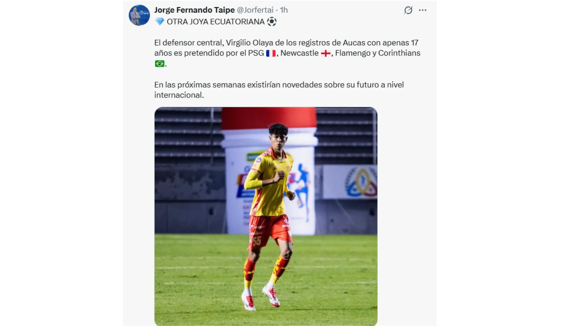 Olaya podía irse a otros equipos en Europa. (Captura de Pantalla)