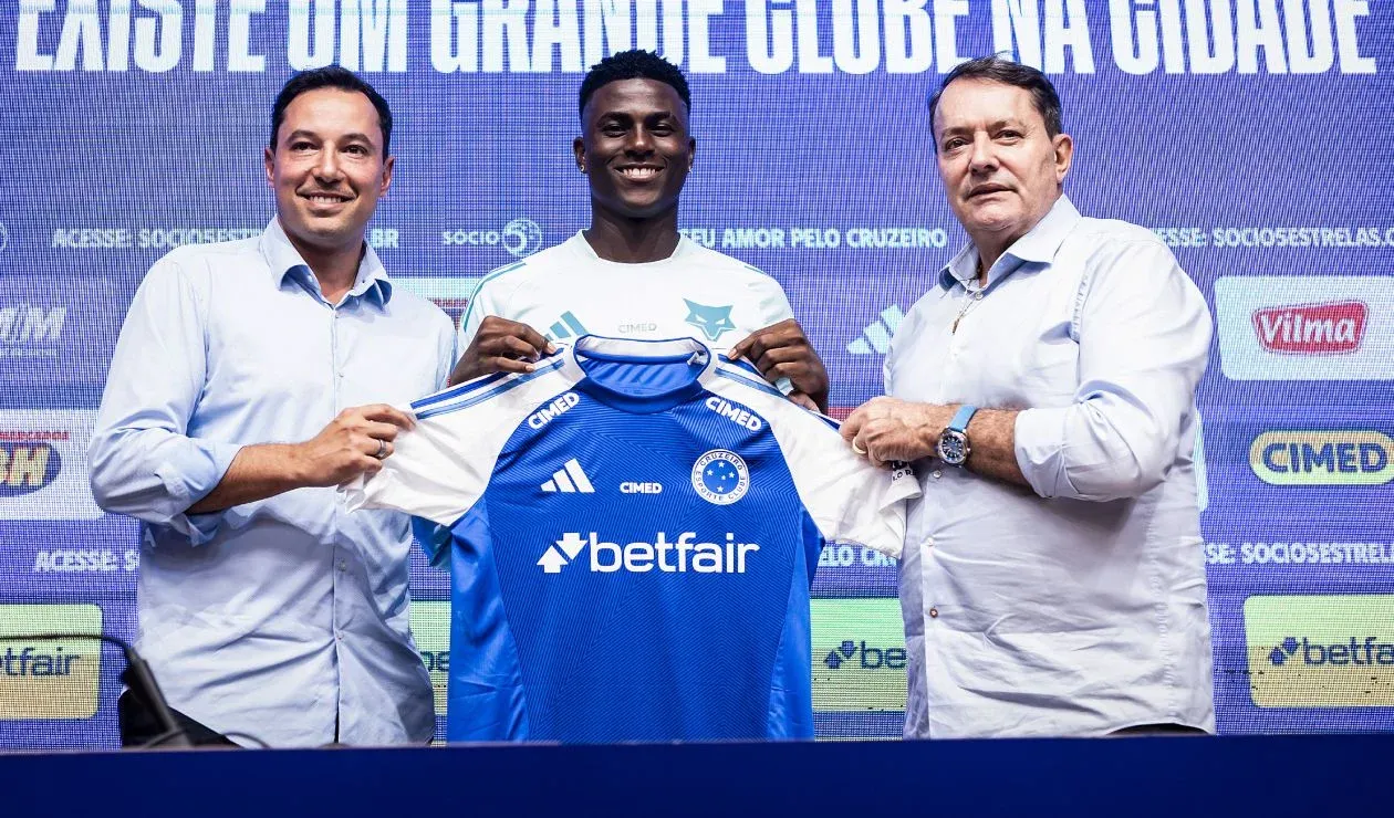 Neyser Villarreal presentación Cruzeiro.