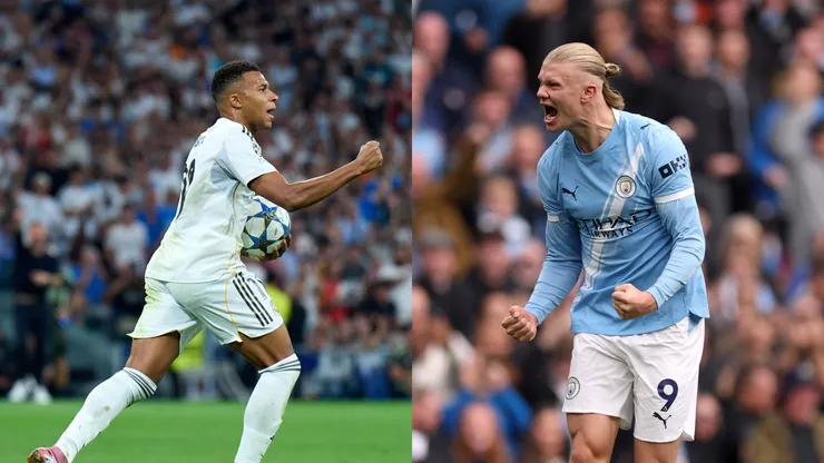 Así va el historial entre Haaland y Mbappé.