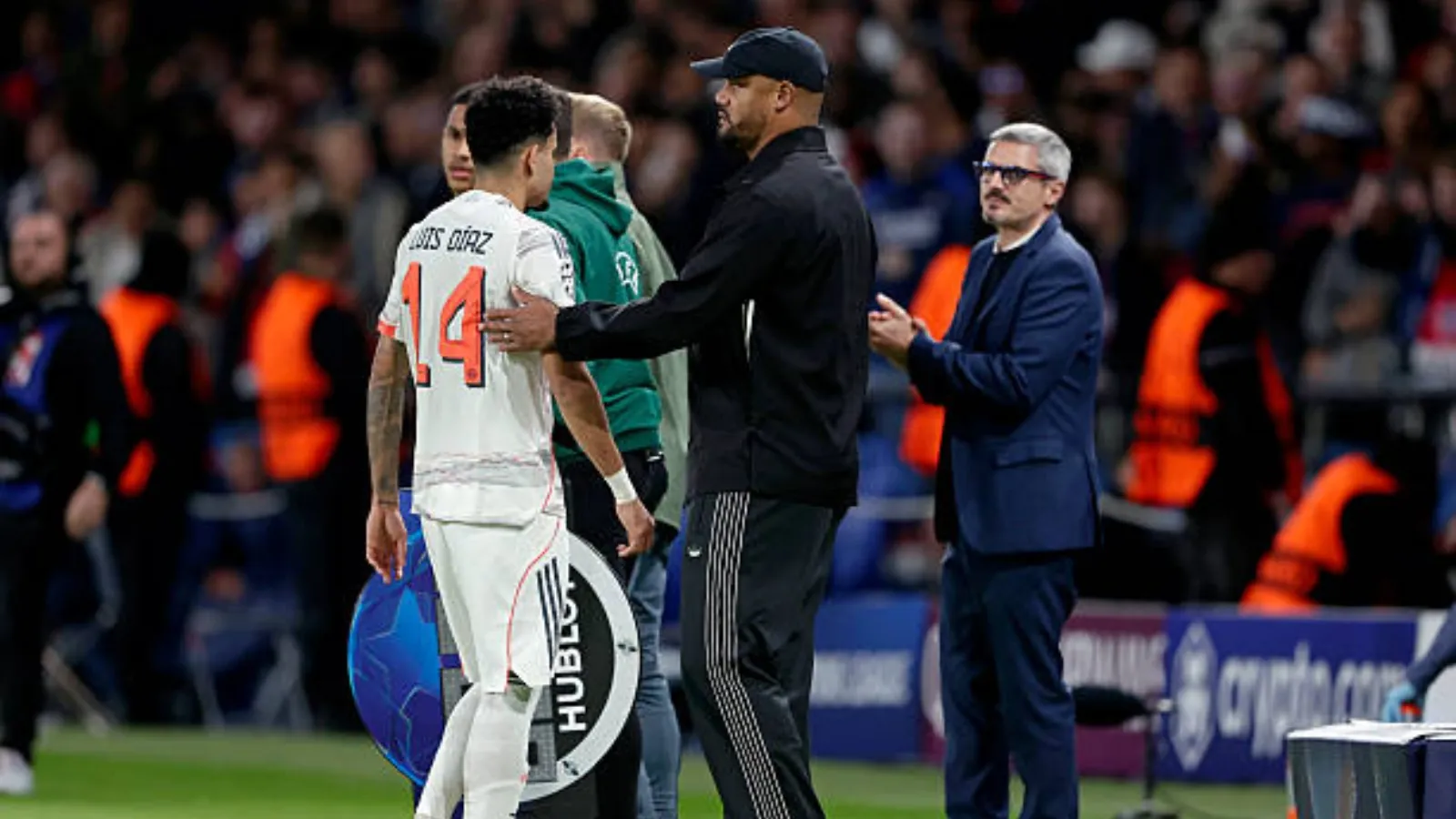 Kompany, encantado con el rendimiento de Luis Díaz: GETTY