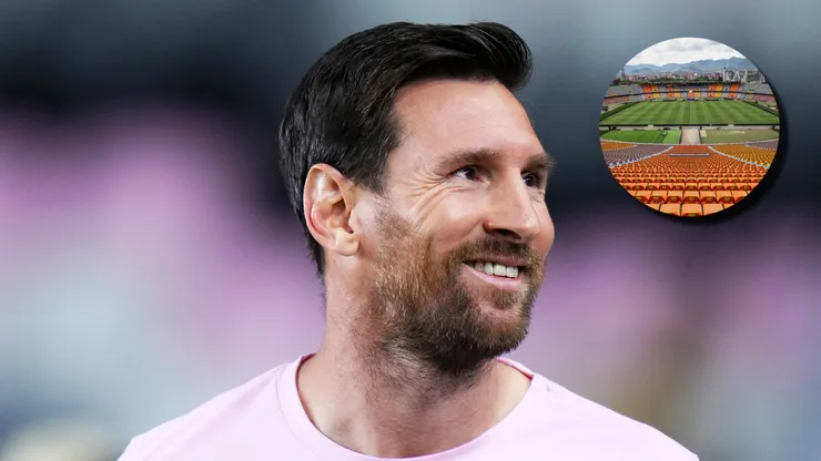 Todos los estadios donde Messi jugó en Colombia.