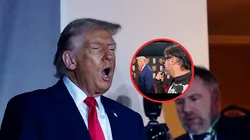 Donald Trump reaccionó a la pregunta de un colombiano.