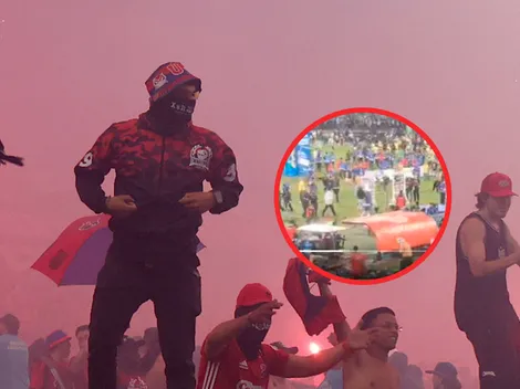 Hinchas del DIM invadieron la cancha y los jugadores de Nacional corrieron