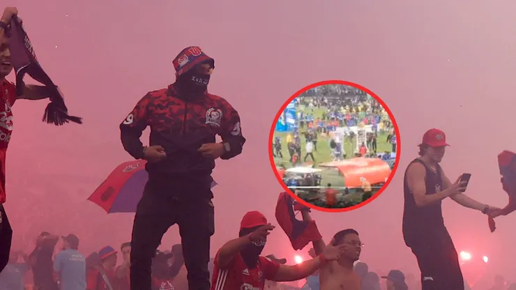 Invasión en la final de la Copa Colombia 2025.