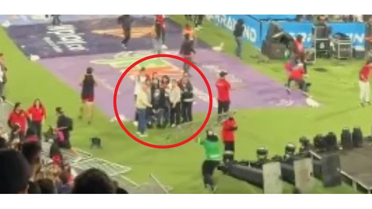 El profe Montoya quedó en medio de la invasión de los hinchas de Nacional y DIM.