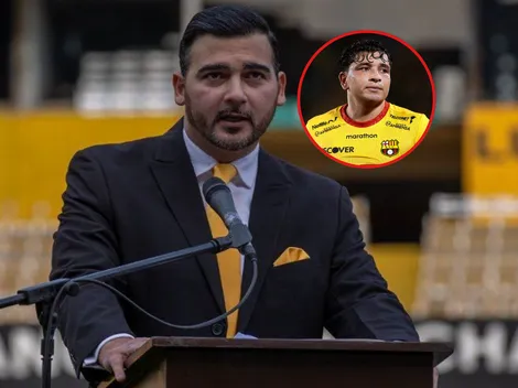 El primer mensaje de Antonio Álvarez, presidente de Barcelona SC, tras el fallecimiento de Mario Pineida