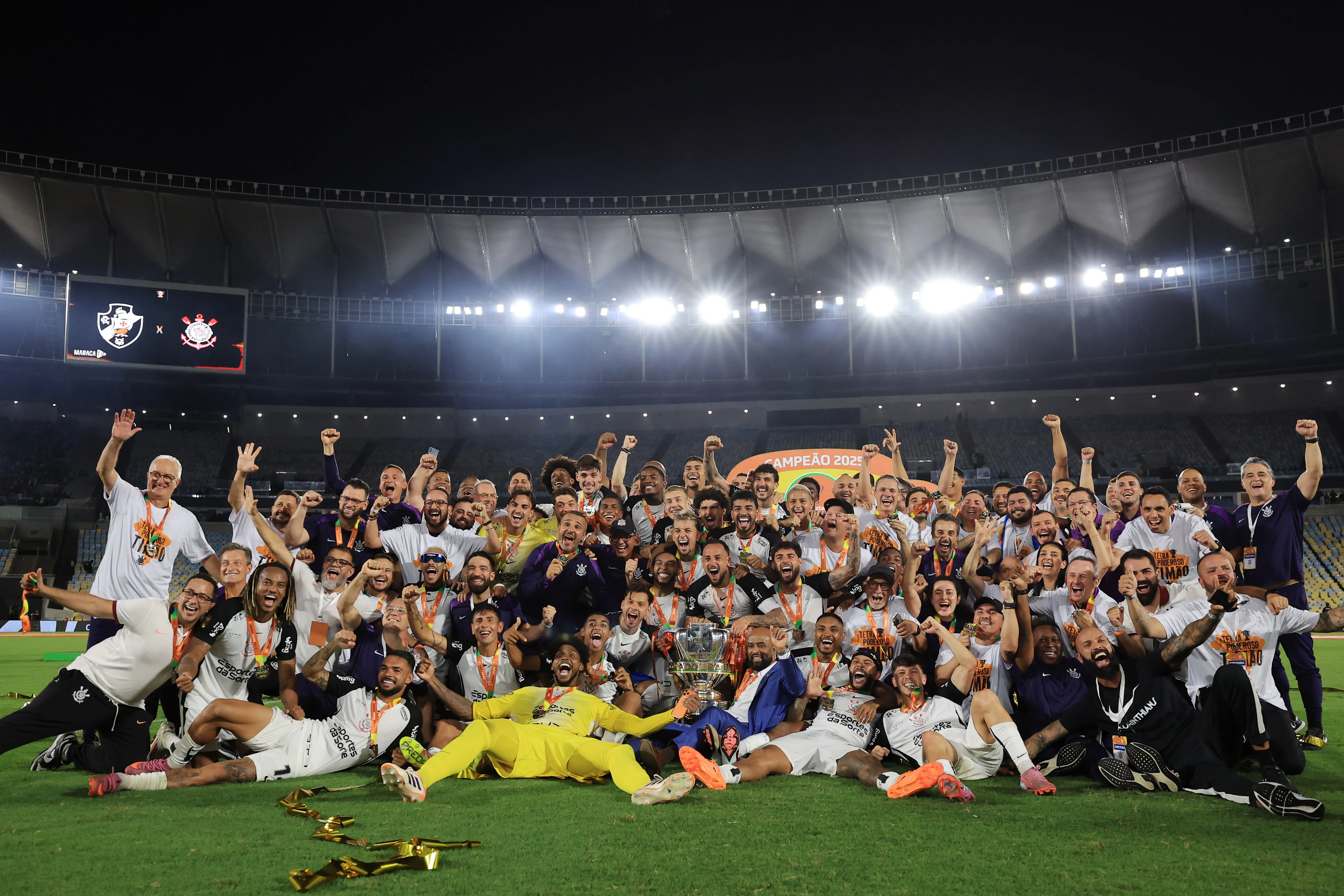 Corinthians obtuvo su cuarto título de la Copa de Brasil. (Photo by Buda Mendes/Getty Images)