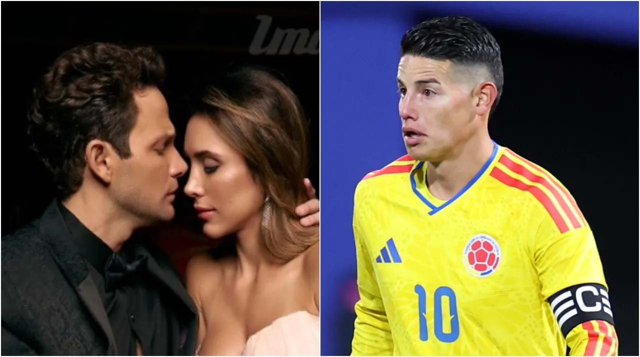 Gabriel Coronel, Daniela Ospina y James Rodríguez. (Foto: Instagram / @daniela_ospina5 y Getty Images)