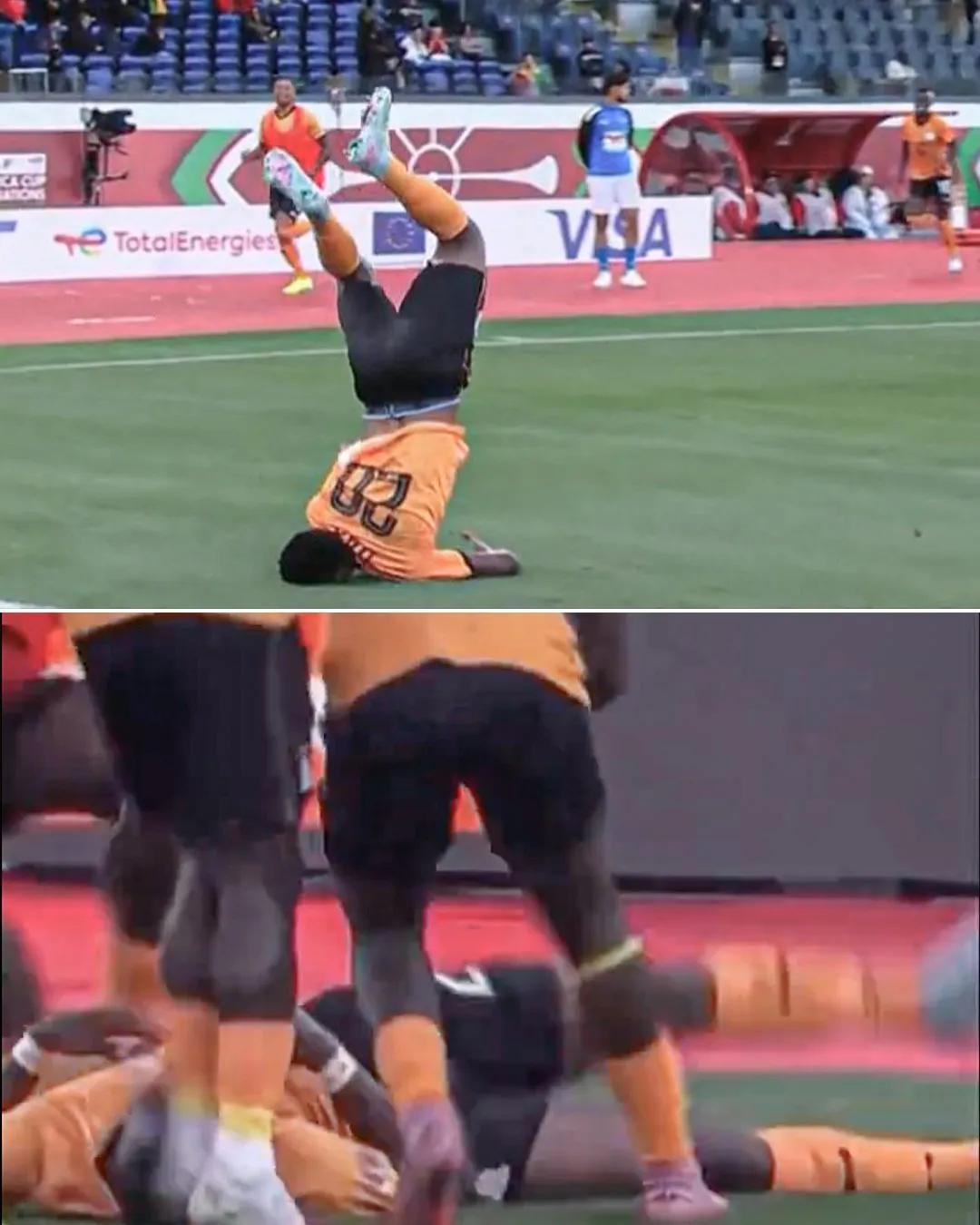 El momento que se desató la preocupación por Patson Daka.