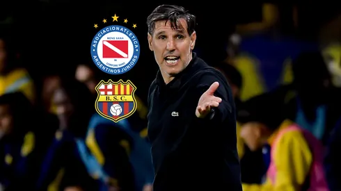 El DT de Argentinos Juniors mandó un mensaje a Barcelona SC