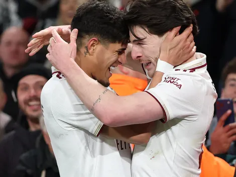 El viral apodo que Declan Rice le puso a Piero Hincapié tras nuevo partidazo en el Arsenal