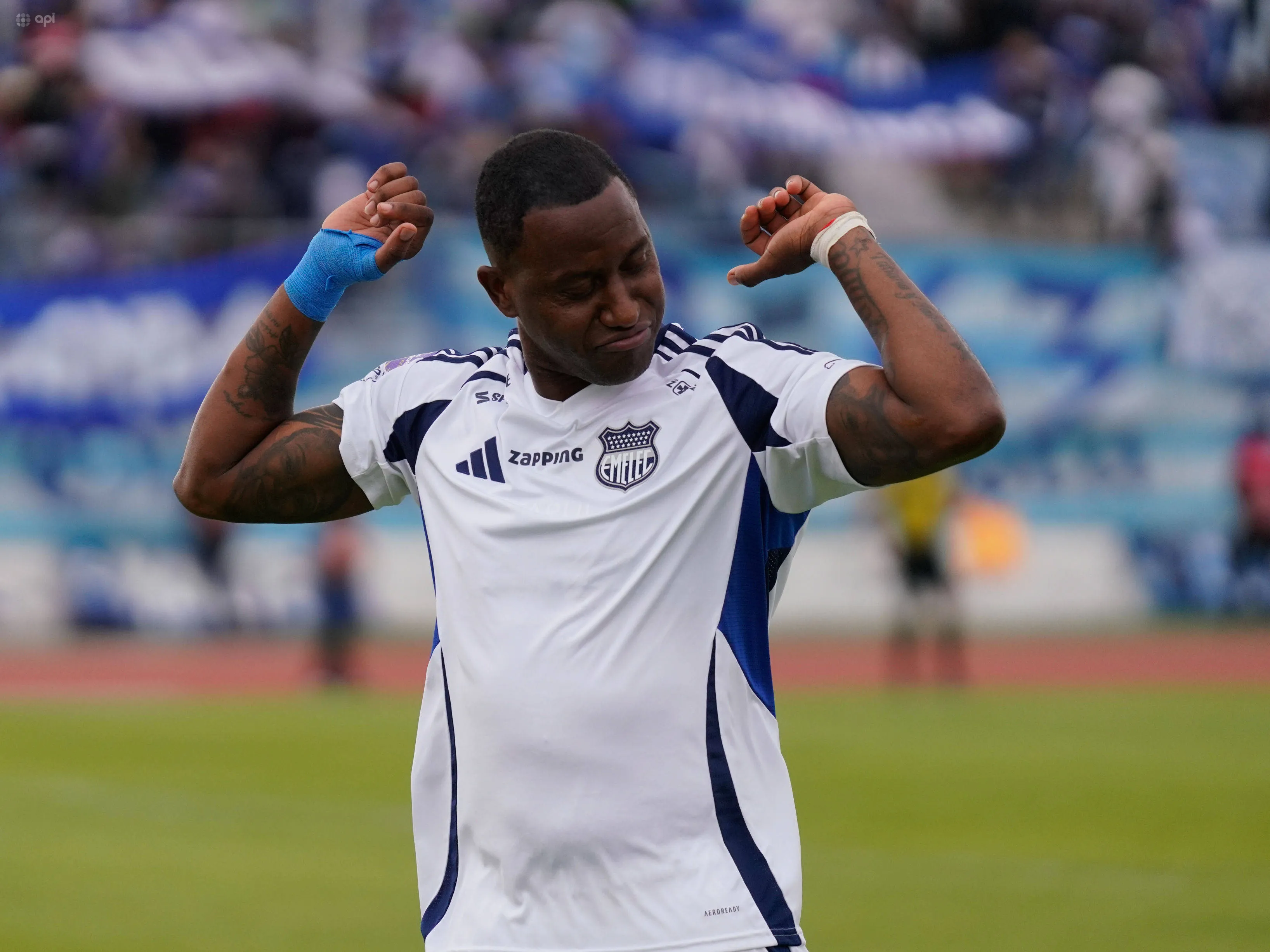 Jaime Ayoví se quedaría en Emelec para 2026. (Foto: Imago)