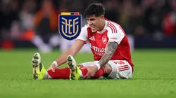 La lesión de Piero Hincapié