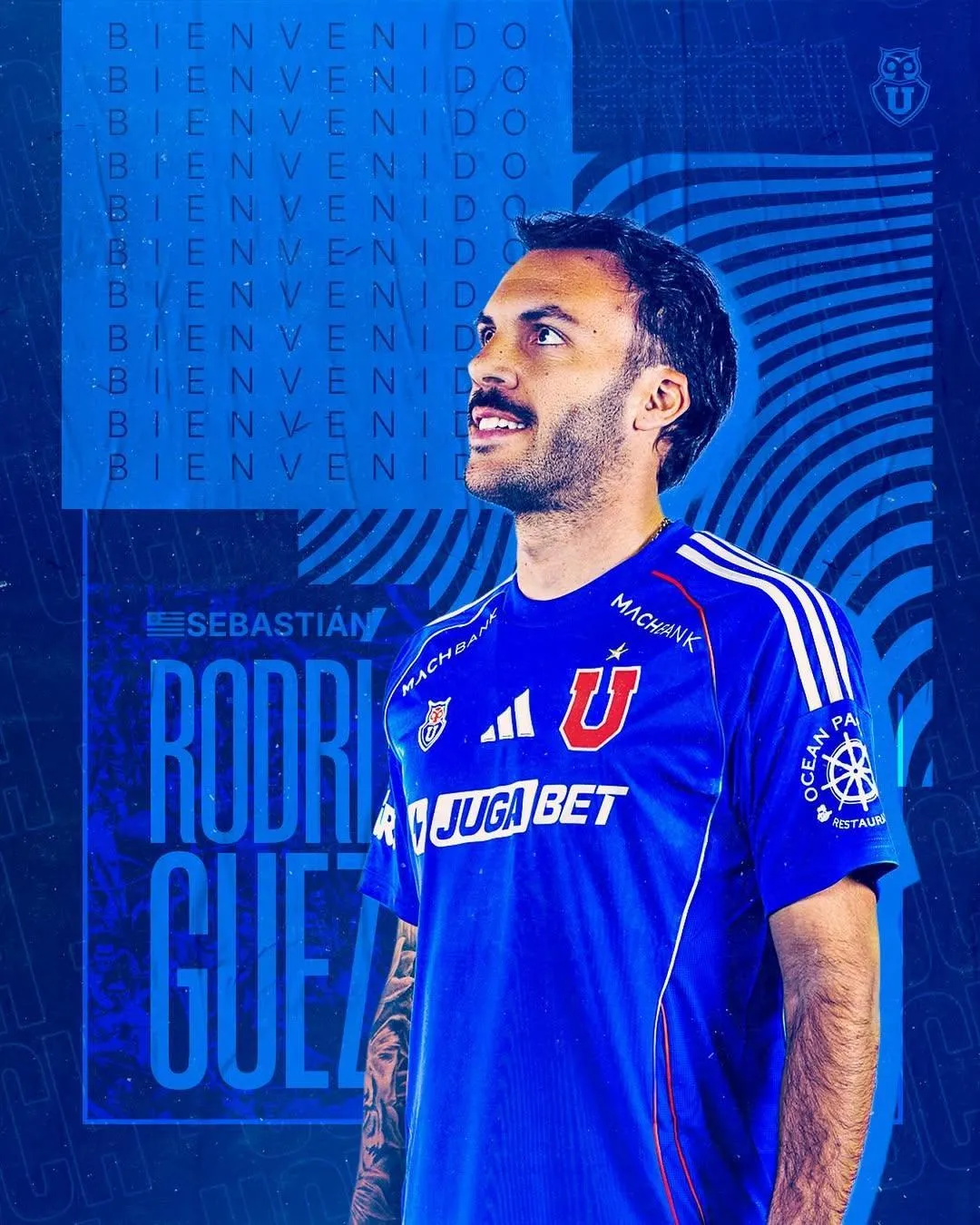 Sebastián Rodríguez deja la Universidad de Chile. (Foto: @udechile)