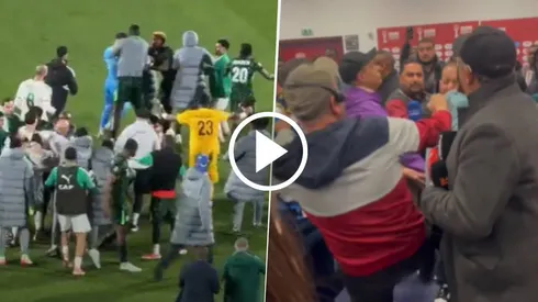 Tras el Argelia 0 – Nigeria 2 por la Copa Africana de Naciones, hubo empujones y golpes tanto en el campo de juego como en la zona mixta.

