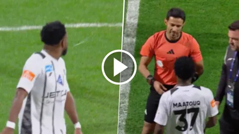 Abdullah Matuq del Al Shabab podría recibir hasta 6 meses de suspensión por escupir al árbitro que lo dirigió vs. Al Taawon.