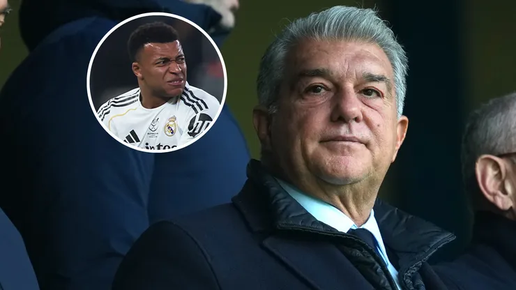 Joan Laporta recriminó la actitud de Kylian Mbappé y del resto de los jugadores del Real Madrid de no hacerles el pasillo de honor a sus pares del Barcelona.