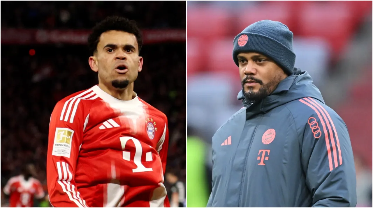 Luis Díaz y Vincent Kompany han ganado un título juntos. (Foto: Getty Images)