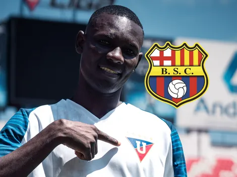 Janner Corozo recién llegó a Liga de Quito y ya participó de una "burla" contra Barcelona SC