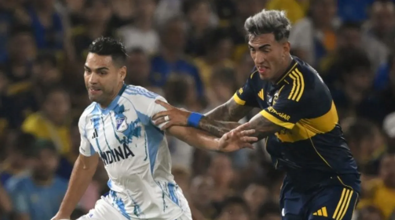 Falcao en el partido amistoso Boca vs. Millonarios. (Foto: Getty Images)