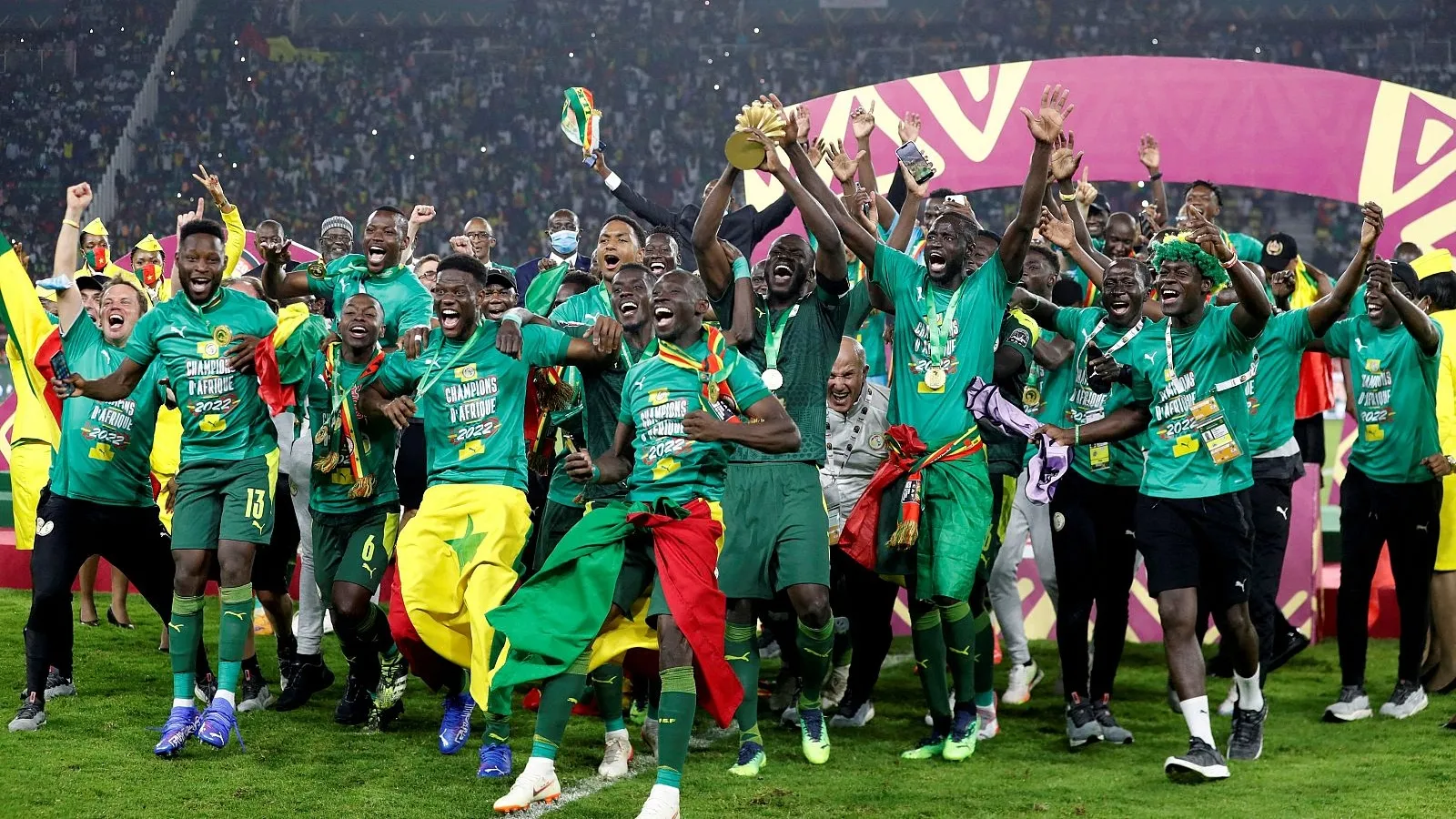 Senegal y Mané, campeones de África tras una final más que polémica: GETTY