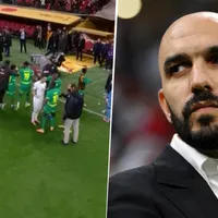 Walid Regragui, furioso con el DT de Senegal