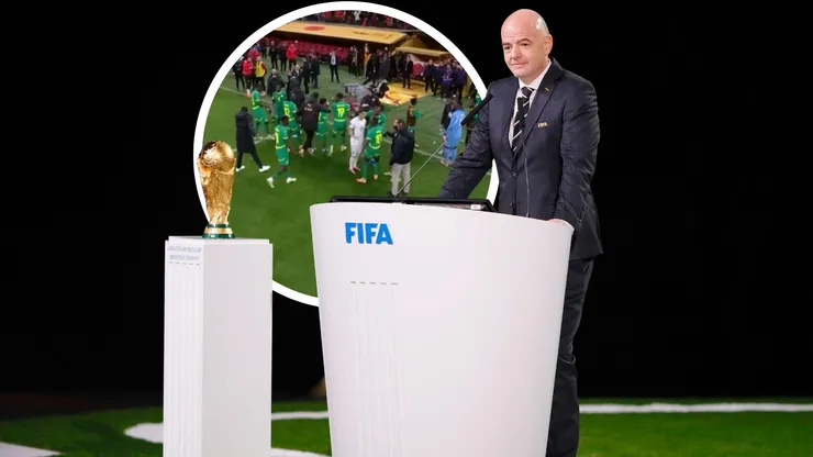 Gianni Infantino advirtió sanciones para Senegal y Marruecos por los acontecimientos en la Final de la Copa Africana.