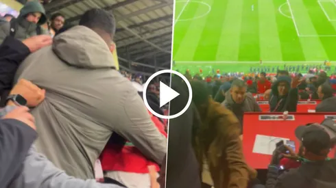 Periodistas de Marruecos increparon a un colega de Senegal que festejó el penal que falló Brahim Díaz.
