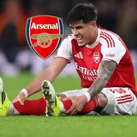 Se lesionó y ahora confirman para cuándo volverá a jugar Piero Hincapié con Arsenal