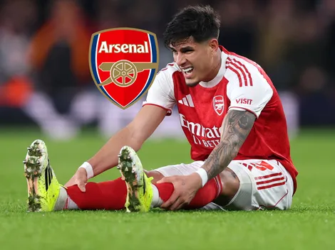 Se lesionó y ahora confirman para cuándo volverá a jugar Piero Hincapié con Arsenal