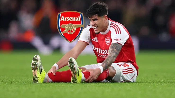 Piero Hincapié se lesionó y ahora confirman cuándo volverá a jugar con Arsenal