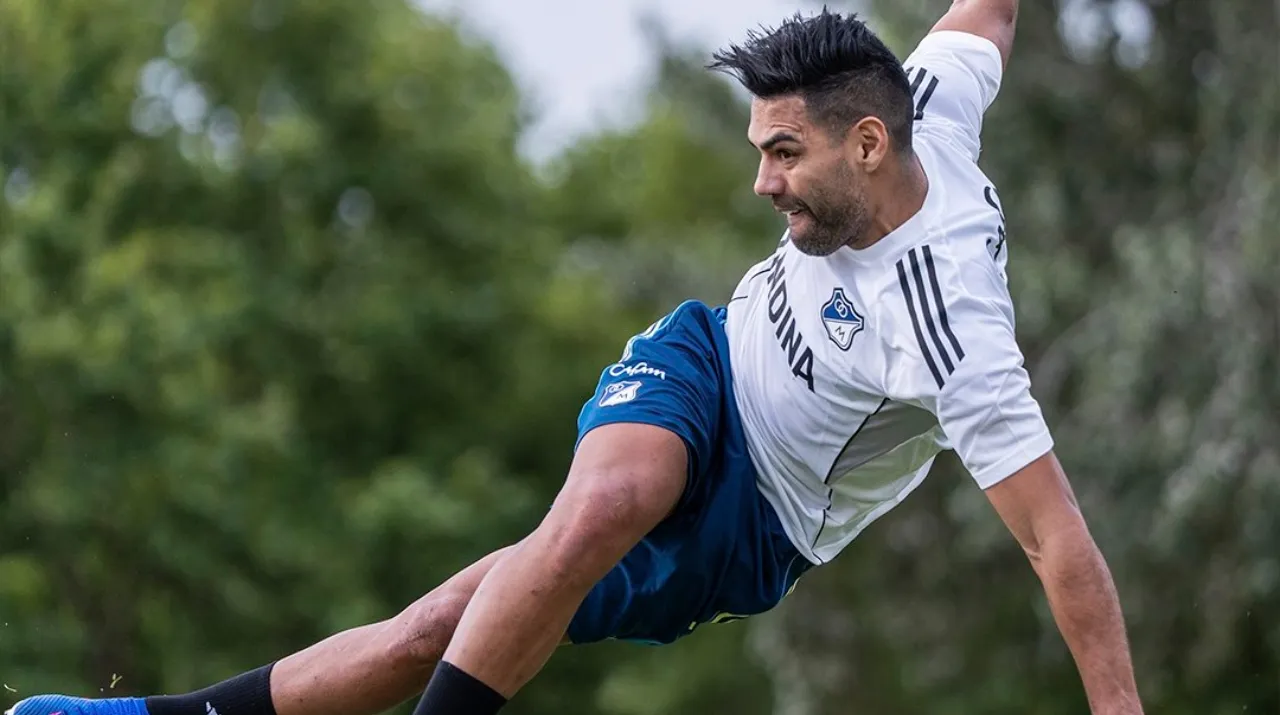 Falcao jugará su tercera Liga Colombiana con Millonarios. (Foto: X / @MillosFCoficial)