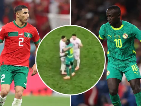 Copa Africana: acusan a Sadio Mané y Achraf Hakimi de arreglar el penal de Brahim Díaz