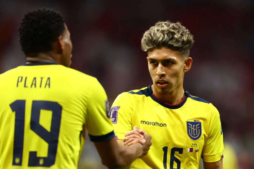 Gonzalo Plata – Jeremy Sarmiento Selección de Ecuador. Foto: Getty.