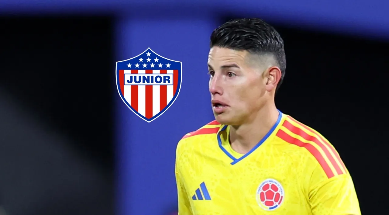 James rechazó la oferta que le hizo Junior en 2025. (Foto: archivo particular y Getty Images)