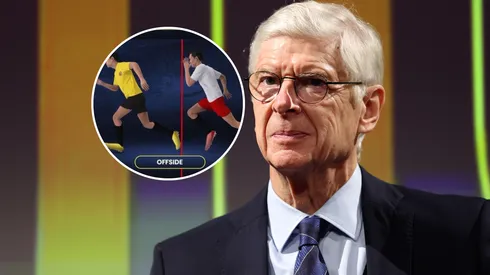 La IFAB derogó la idea de Arsene Wenger para la ley del offside.
