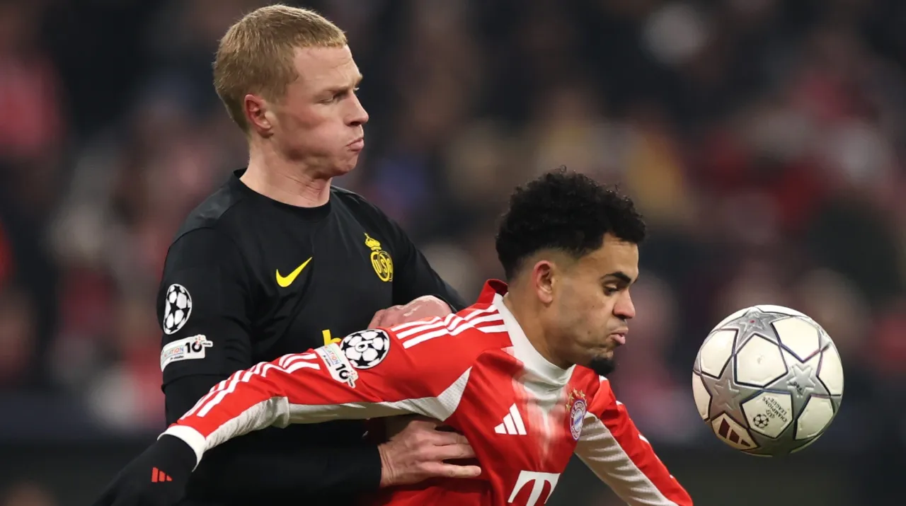 Luis Díaz en Bayern Múnich vs. Union Saint-Gilloise. (Foto: Getty Images)