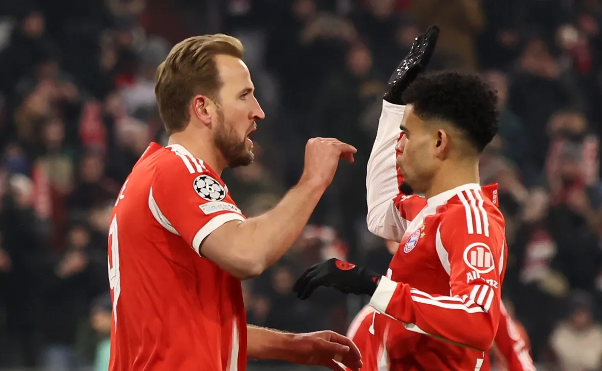Harry Kane le dio el crédito a Luis Díaz por la clasificación del Bayern a octavos de Champions League