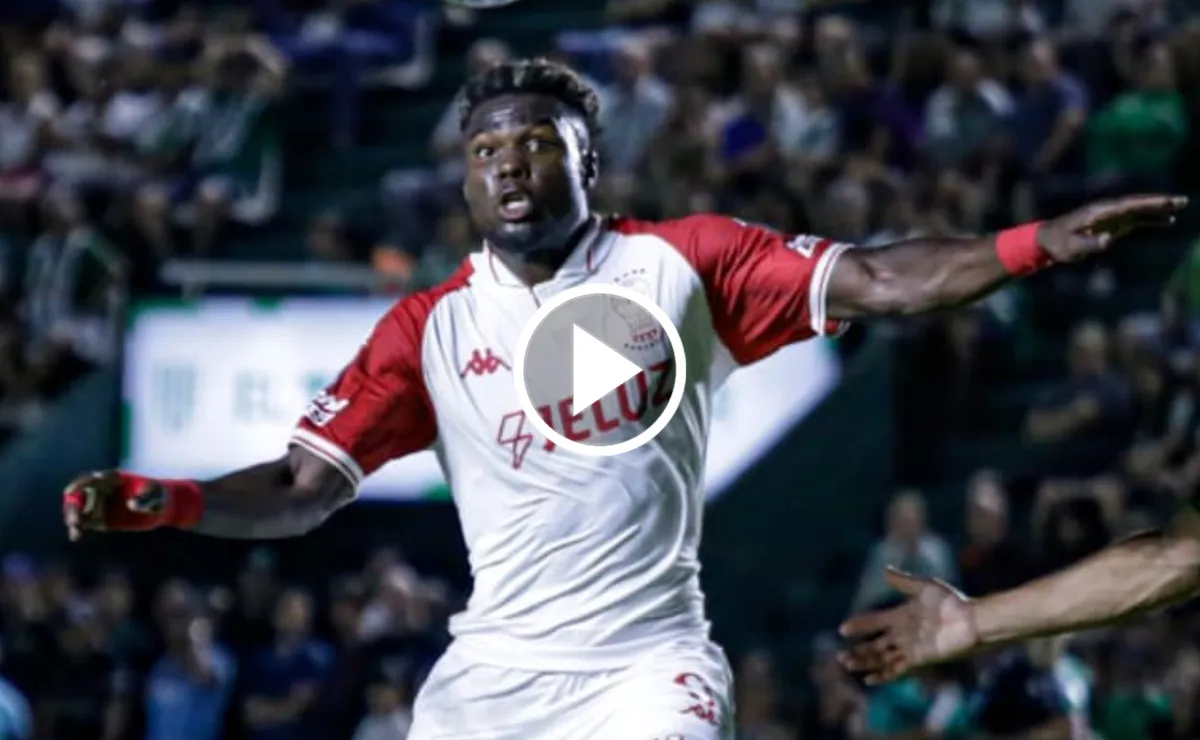 VIDEO | Jordy Caicedo debutó en Argentina con gol para Huracán