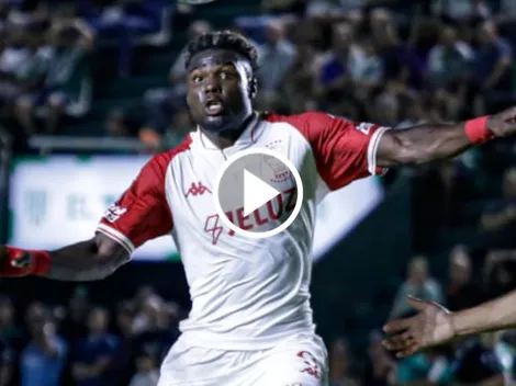 VIDEO | Jordy Caicedo debutó en Argentina y ya marcó gol con Huracán