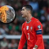 Vandalizaron estatua de Cristiano Ronaldo en Portugal