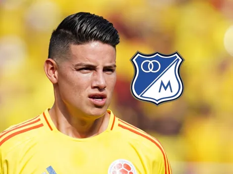 James y la primera reacción tras la oferta que le hizo Millonarios