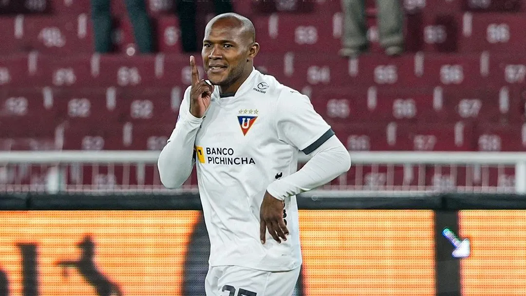 Anangonó fue goleador de LDU en varias ocasiones. (Foto: @LDU_Oficial)