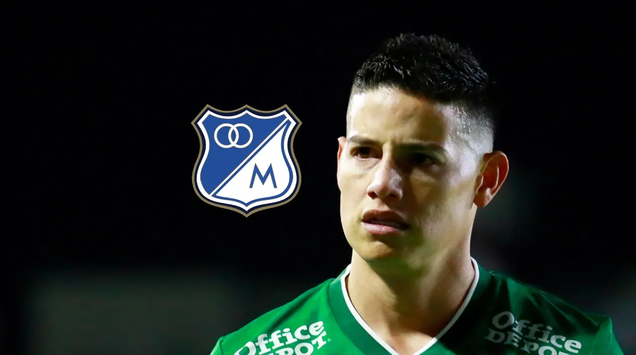 James Rodríguez se aleja de Millonarios