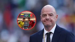 El presidente de la FIFA habló del duelo Colombia vs. Portugal.
